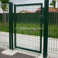 PVC gecoat gegalvaniseerd gelast enkele poort hek poort